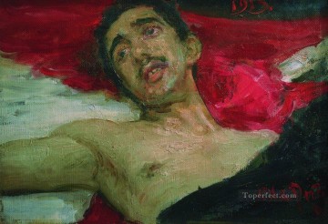 wounded man 1913 Ilya Repin Oil Paintings